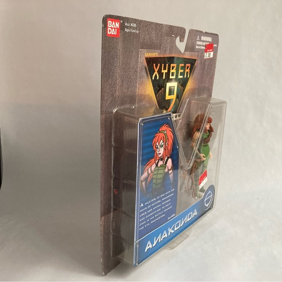 Bandai 1999 Xyber 9 New Dawn 4" Figures LOT OF 3: Jack, Anakonda, Willy - Picture 5 of 8